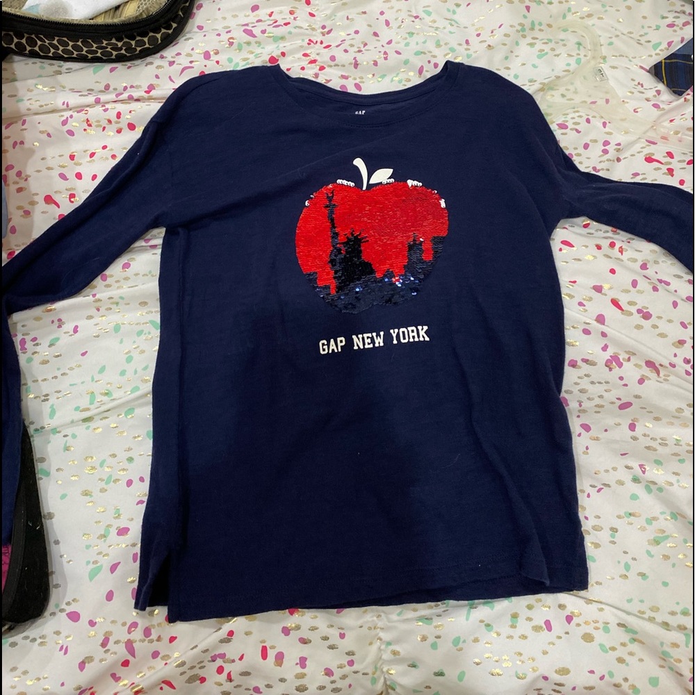 Lot of Gap Girls Dresses (2) Size Medium jeans size6/7 (2) shirt (1) size Medium